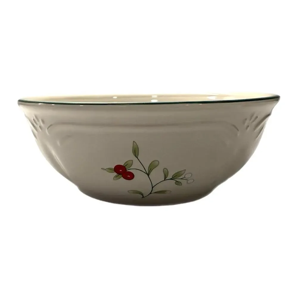 Pfaltzgraff Winterberry Ceramic 6” Winterberry Soup / Cereal Bowl